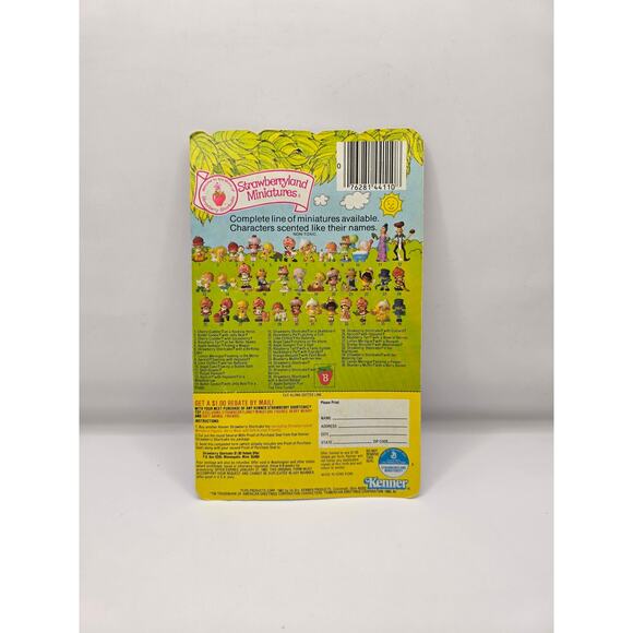 Vintage Strawberry Shortcake Purple Pie Man Strawberryland Miniatures - Picture 2 of 2